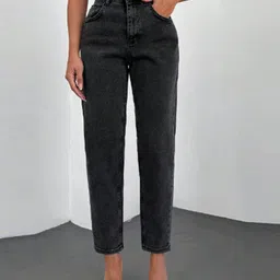 BAESD Women Cotton Mid-Rise Stretchable Jeans-image-7