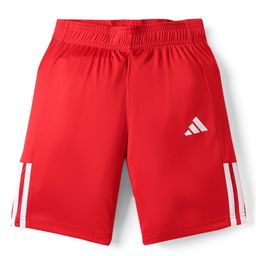 ADIDAS KIDS Knit Shorts With Logo Print & Tape Detailing - Red-picture-7