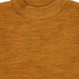 Elefantino Full Sleeves Solid Sweater - Mustard image 5