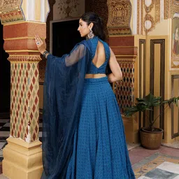 Ragavi Embroidered Ready to Wear Lehenga & Blouse With Dupatta image 5