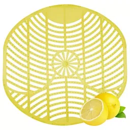 Zureni Urinal Pot Mat Anti-Splash Deodorizer Spatter Lemon Fragrance For Bathroom and Restroom, ZZU-UPR-M19 (Pack of30) image 2