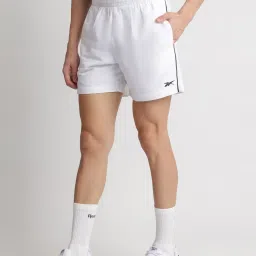 Reebok White Regular Fit Sports Shorts image 3
