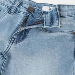 Blue Giraffe Kids Blue Cotton Jeans image 3