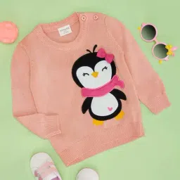 Pantaloons Baby Girls Blossom Printed Full Sleeves Sweaters & Cardigans-image-23