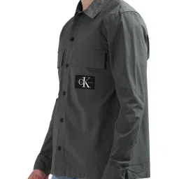 Calvin Klein Grey Relaxed Fit Shirt image 3