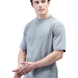 Woodland Greyish Blue Regular Fit Crew T-Shirt image 3