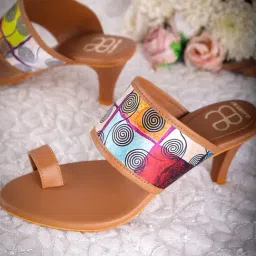 Glam Story Women's Masakali Multicolored Toe Ring Stilettos-picture-23