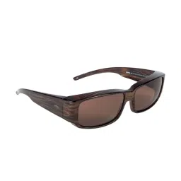 INVU Brown Rectangular UV Protection Sunglasses for Men image 3