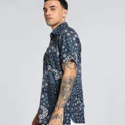 Puma Blue Regular Fit Polo T-Shirt image 3