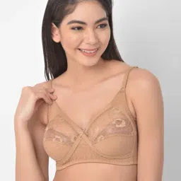 Clovia Beige Non Wired Non Padded Full Coverage Bra-picture-16