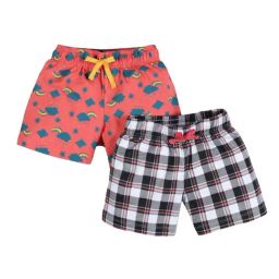 Plum Tree Kids Multicolor Printed Shorts (Pack of 2)-picture-3