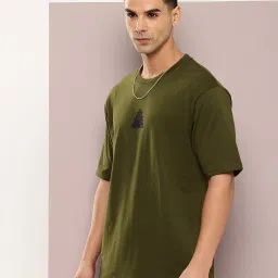 Dillinger Green Loose Fit Printed T-Shirt image 3