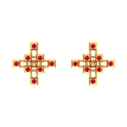 P.C. Chandra Jewellers 18k Gold Earrings for Women-image-8