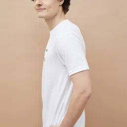 Fame Forever By Lifestyle White Regular Fit Printed T-Shirt image 3