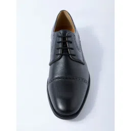 SOLEPLAY by Westside Black Perforated Derby Shoes image 3