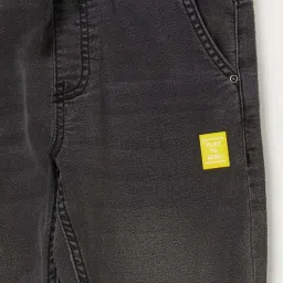 Fame Forever by Lifestyle Kids Grey Cotton Printed Jeans image 3