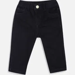 allen solly Allen SollyNavy Cotton Regular fit Solid Jeans-picture-1