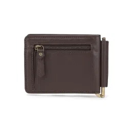 PERQUISITE Brown Casual Leather Bi-Fold Wallet for men image 3