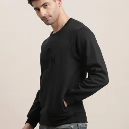 Turtle Black Relaxed Fit Printed Sweatshirt image 3