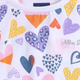 Allen Solly Kids Lilac Printed T-Shirt image 3
