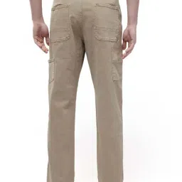 Rare Rabbit Khaki Relaxed Fit Solid Jeans image 2