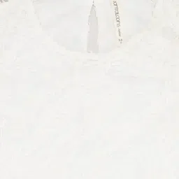 Pantaloons Junior Girls White Dress image 3