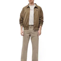 Rare Rabbit Khaki Relaxed Fit Solid Jeans image 5