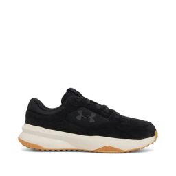 UNDER ARMOUR Men's Edge Suede Black Running Shoes-picture-5