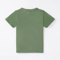 Ed-a-Mamma Boys Yellow & Green Cotton Printed T-Shirts (Pack of 2) image 3