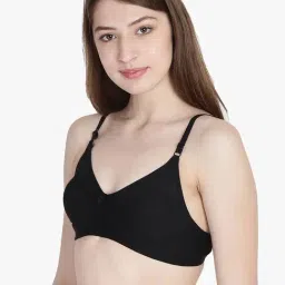 Leading Lady Black Non-Wired Non-Padded Everyday Bra image 3