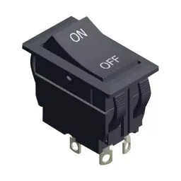 E-SWITCH ROCKER SWITCH, DPST, 20A, 125VAC, PANEL, RVW52D1123.-picture-48