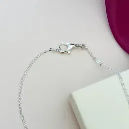 Abdesigns Silver American Diamond Studded Beaded Mangalsutras image 5