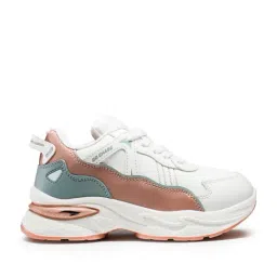 Asian AROMA-04 Women's AROMA-04 White & Peach Sneakers-picture-32