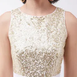 Miss Chase White Embellished Jumpsuit image 5