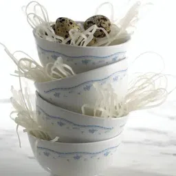 Corelle Livingware Morning Blue Oval Serving Platter (1Pc) & 177ml Katori (2Pcs) Pack of 3 image 5