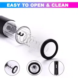Amicicare Electric Wine Bottle OpenerAutomatic Corkscrew Opener Black, 1xELEC-CORK-OP-N image 5