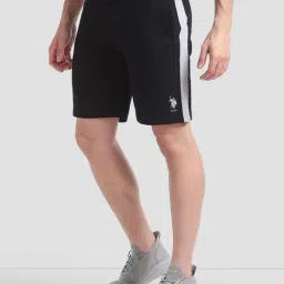 U.S. Polo Assn. Black Relaxed Fit Shorts image 3