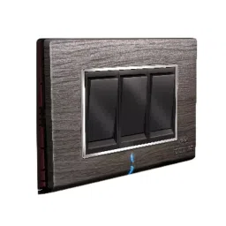 Cona StatuS 12 M Switch Cover Plate Smoke Wood, 10812-image-74