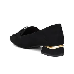 Sherrif Shoes Women Embellished Round Toe PU Block Pumps image 3