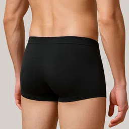 DISPENSER Men Pack Of 2 Ultra-Soft Waistband Trunks PACK OF 2-PV2-POCKET-BLACK-GREY-M image 5