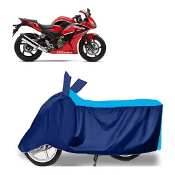 Auto Pearl Two Wheeler Cover for Honda CBR300R BS6 - Cyan, Blue-picture-16
