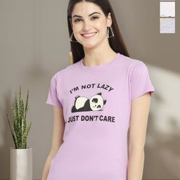 Tromko Women Typography 3 Printed Applique T-shirt-picture-42