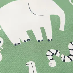 Anthrilo Fleece Knit Full Sleeves Animals Printed Sweatshirt With Joggers - Green & Black image 5