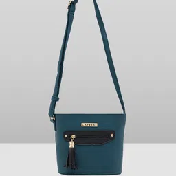 Caprese Women Textured Crossbody Leather Sling Bag-picture-38