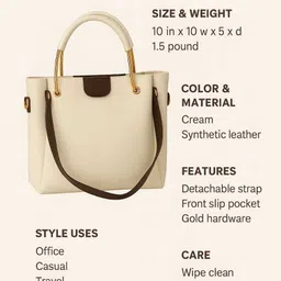 gupta trader Women White Shoulder Bag image 4