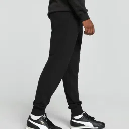 Puma Black Regular Fit Printed Joggers image 3