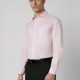 Van Heusen Pink Cotton Regular Fit Shirt image 3