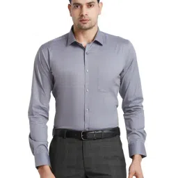 Park Avenue Grey Slim Fit Shirt-picture-17