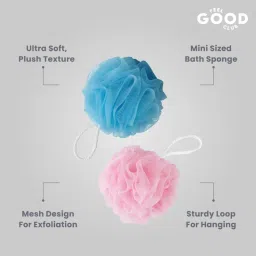 Feel Good Club Mini Bath Loofah Duo - Pack of 2 image 3