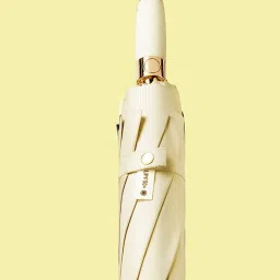 Little Surprise Box Cream Polyester 3 Fold Auto Closure Umbrella image 3